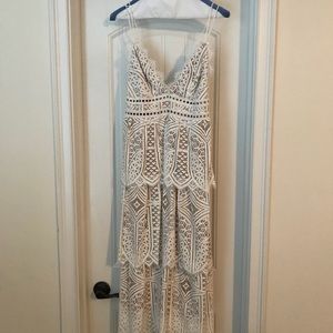 Saylor Sunny Tiered Lace Dress